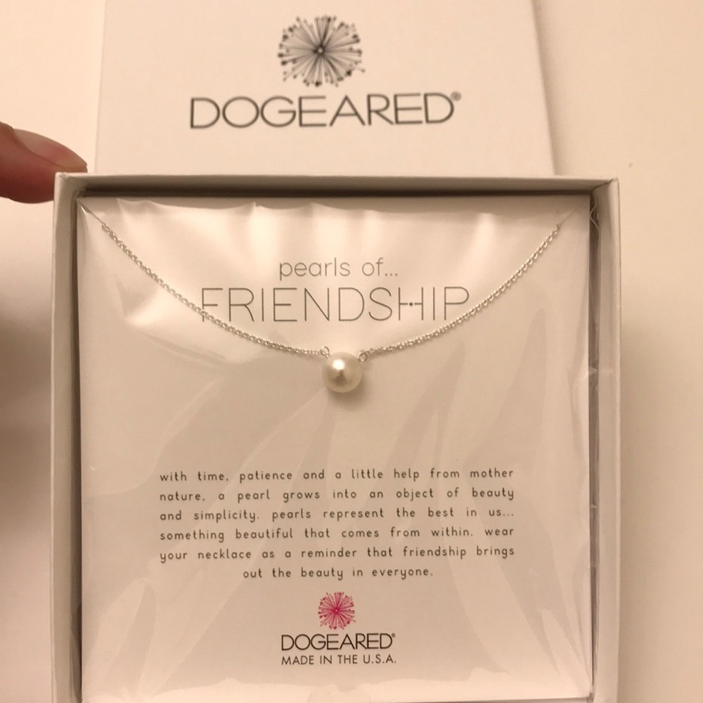 Dogeared Pearl Necklace. New in box!